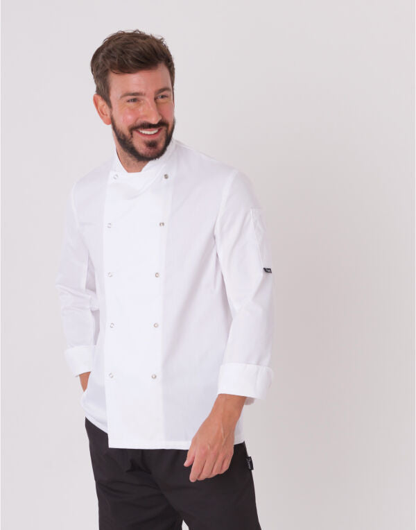 Long Sleeve Chef's Jacket - White