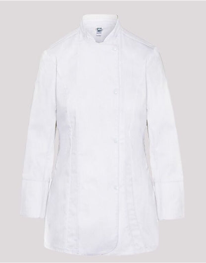 Ladies' Long Sleeve Fitted Chef's Jacket